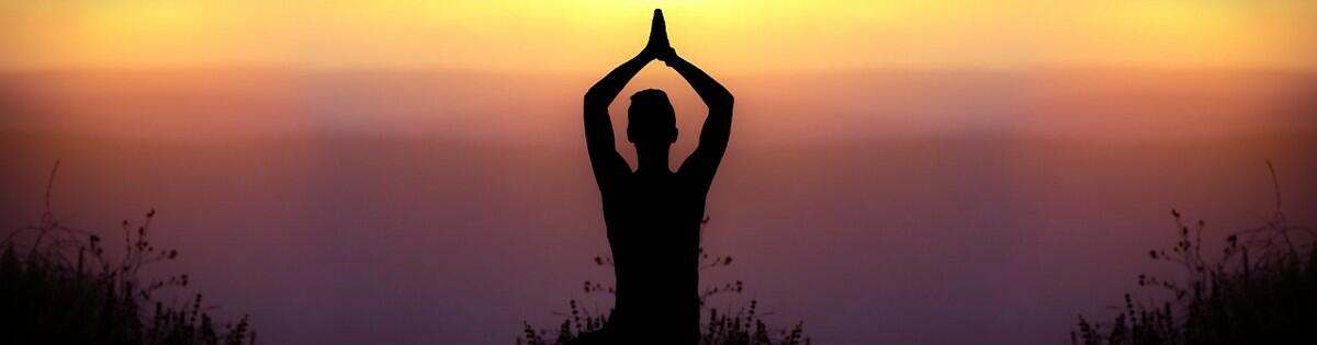 Yoga im Abendrot